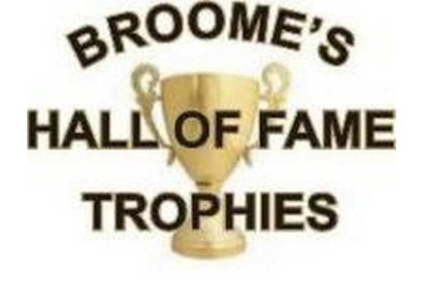 Broome's Hall of Fame Trophies logo
