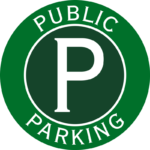 Public parking logo