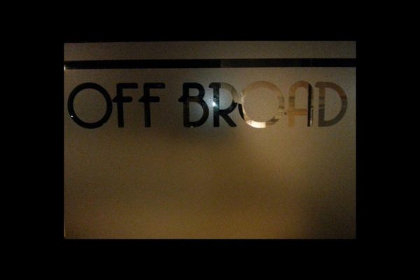 Off Broad sign